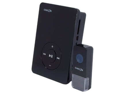 Chacon sonnette de porte sans fil MP3 noir 1