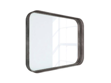 spiegel 80x60 cm mat zilver 1