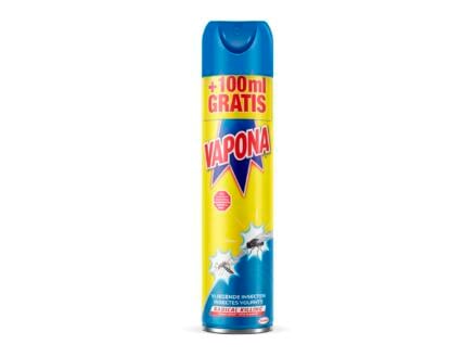 Vapona spray tegen vliegende insecten 500ml +100ml gratis 1