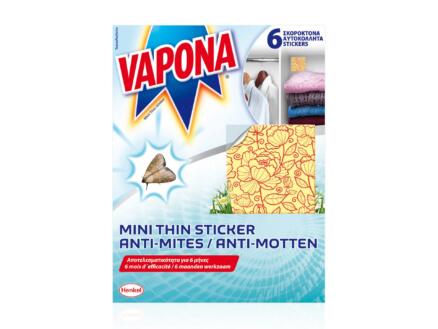 Vapona sticker armoire anti-mite 6 pièces 1