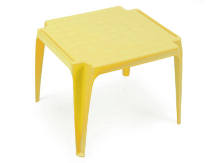 Progarden table enfant 52x52 cm jaune