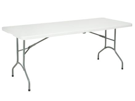 Toolland table pliante 180x70x74 cm blanc 1