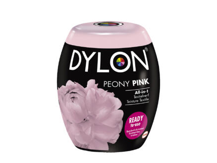 Dylon teinture textile tout-en-un 350g lavage en machine peony pink 1