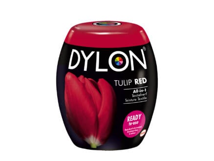 Dylon teinture textile tout-en-un 350g lavage en machine tulip red 1