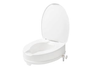 Secucare toiletverhoger met klep 100mm wit