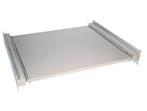 toise et tiroir 53x60x15 cm aluminium