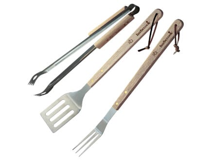 Barbecook ustensiles barbecue set complet 3 pièces 1