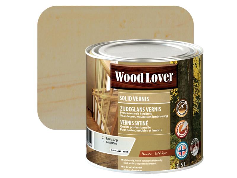 Wood Lover vernis 0,5l gris patine #271