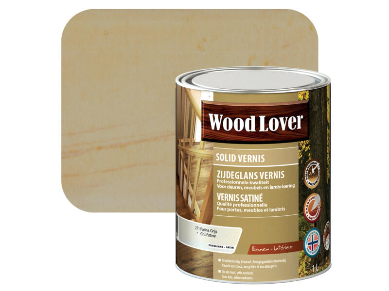 Wood Lover vernis 1l patina grijs #271