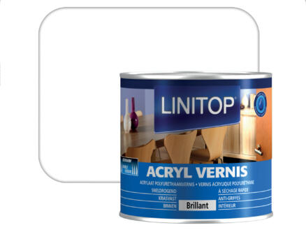 Linitop vernis acryl brillant 0,25l incolore 1