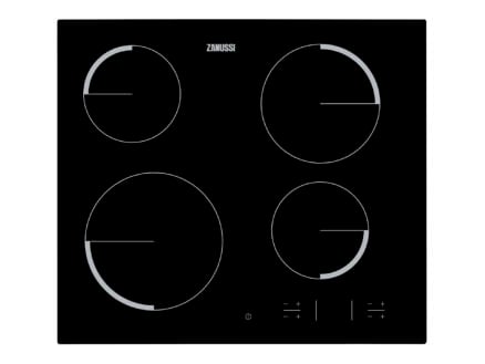 Zanussi vitrokeramische kookplaat met tiptoetsbediening 59cm 4 zones 1