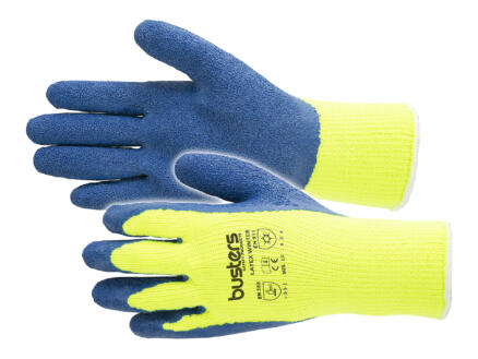 Busters werkhandschoenen winter XL latex geel en blauw 1